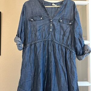 Gap Maternity Denim Dress - XL